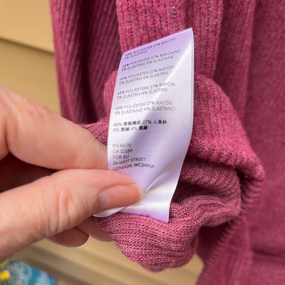 We The Free People Main Squeeze Hacci Ribbed Pullover Marion Sweater, size S - Picture 7 of 8